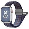 Sport Nylon Band for Apple Watch 40mm 41mm 42mm 44mm 45mm 49mm Adjustable Magnetic Stretchy Braided Strap for iWatch Series SE 9 8 7 6 5 4 3 Ultra 2