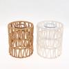 Handmade Paper Rope Woven Rattan Lampshade Boho Decorative Lampshade Table Lamp Decorative For Garden Yard Living Room