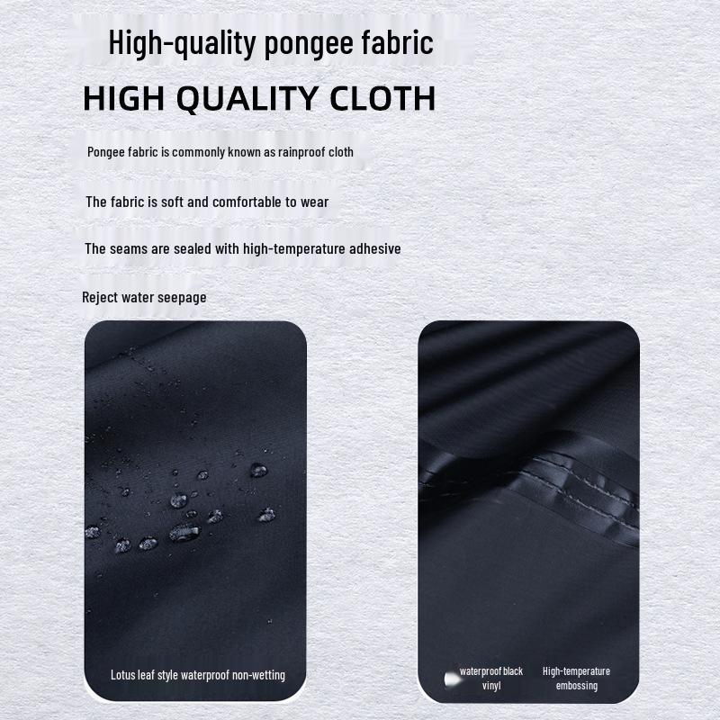 Protective Reflective Motorcycle Rain Suit - Ideal for Construction, Cycling & Riding
