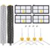 Accessory Kit - AIMOONSA - iRobot Roomba 800/900 - 4 Filters - 2 Rubber Rollers - 4 Side Brushes