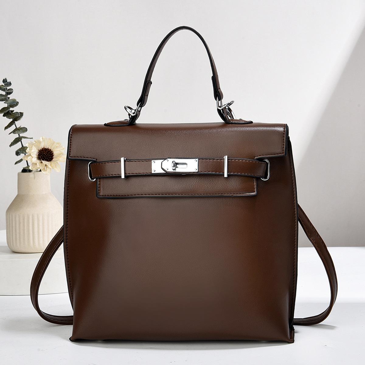 

Новый рюкзак, сумка для сращивания, женская нишевая сумка, простая модная сумка-ведро большой емкости .