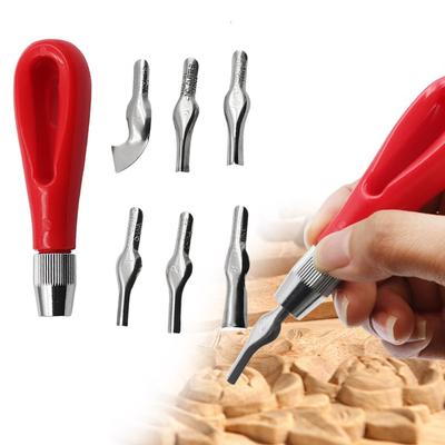 Tiefer runder Schnitzmeißel, Gravurwerkzeug, Holzschnitzerei, Holzbearbeitung, Handmeißel