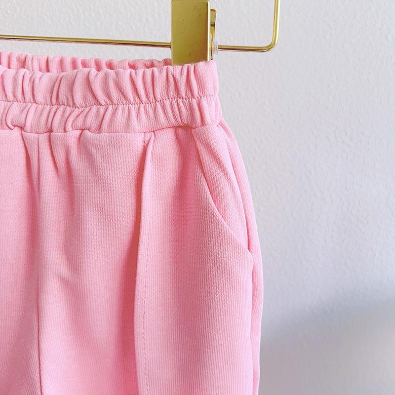 Spring-Style Baby Girl Babydoll Top & Long Pants Set
