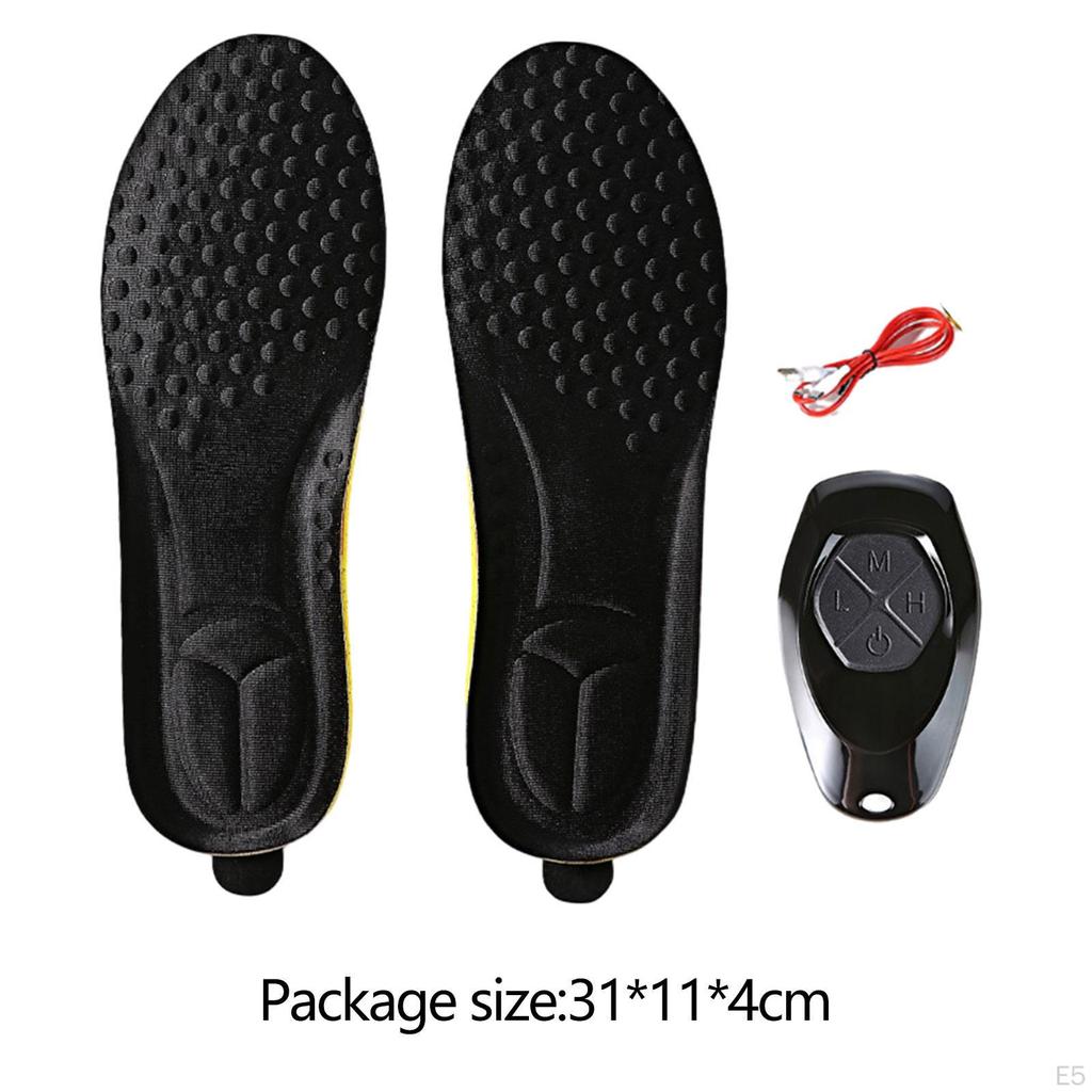 Electric Heated Insoles Heating Heat Foot Warmer for Winter Skiing