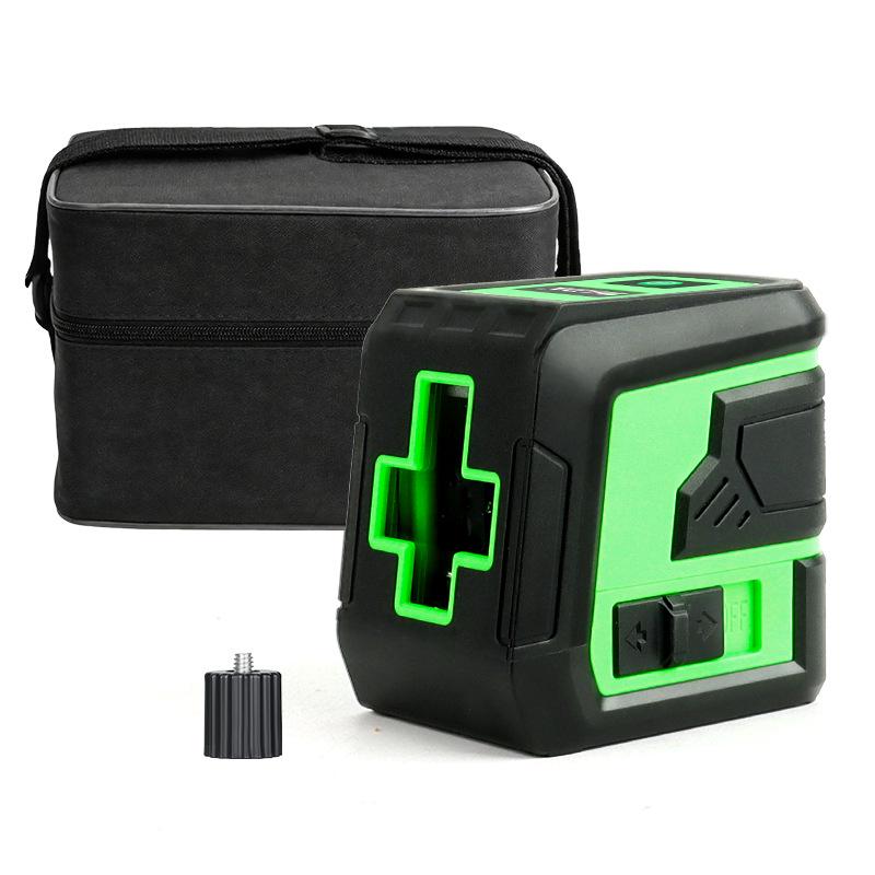 High-Precision Green Light Mini Laser Leveler with Automatic Cross 2-Line Projection