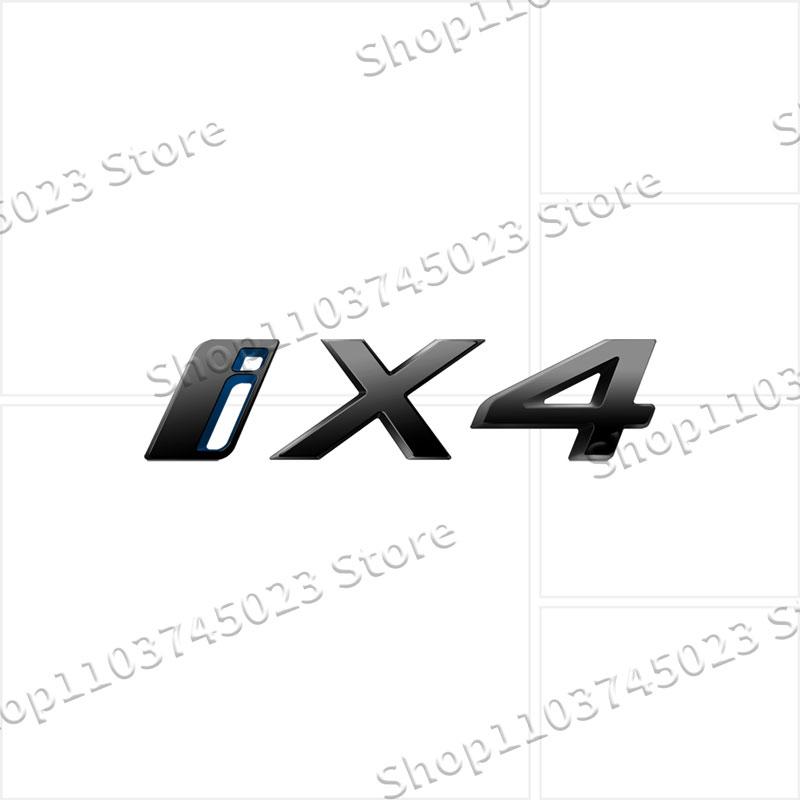 1Pcs Car Styling ABS Plastic Emblem Decor For BMW I3 I4 I7 IX IX3 IX4 IX7 Logo Rear Tail Bumper Trunk Sticker Auto Accessories AT8