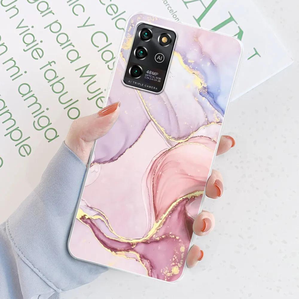 Für ZTE Blade V30 Vita Hülle ZTE Blade V2022 Cover Transparentes Silikon Weiches TPU Handy Hüllen Case Für ZTE V30 Vita Hülle Bumper