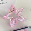 1pc Crystal Candy-colored Hair Clip Dazzling Hollowed-out Five-pointed Star Hair Clip Stylish and Elegant Hair Claw