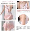 Pajama Lace with Chest Splicing Loose Summer Perfect Gift for [Guo.KK7] Women's Dress, Nightgown, Pads, Stylish, Stylish, Camisole, See-Through, Sexy,