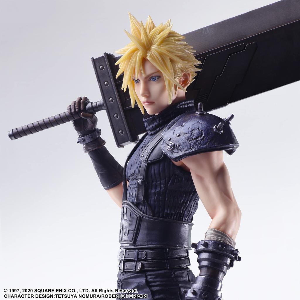 Square Enix Final Fantasy VII Remake STATIC ARTS Cloud Strife Complete Figure