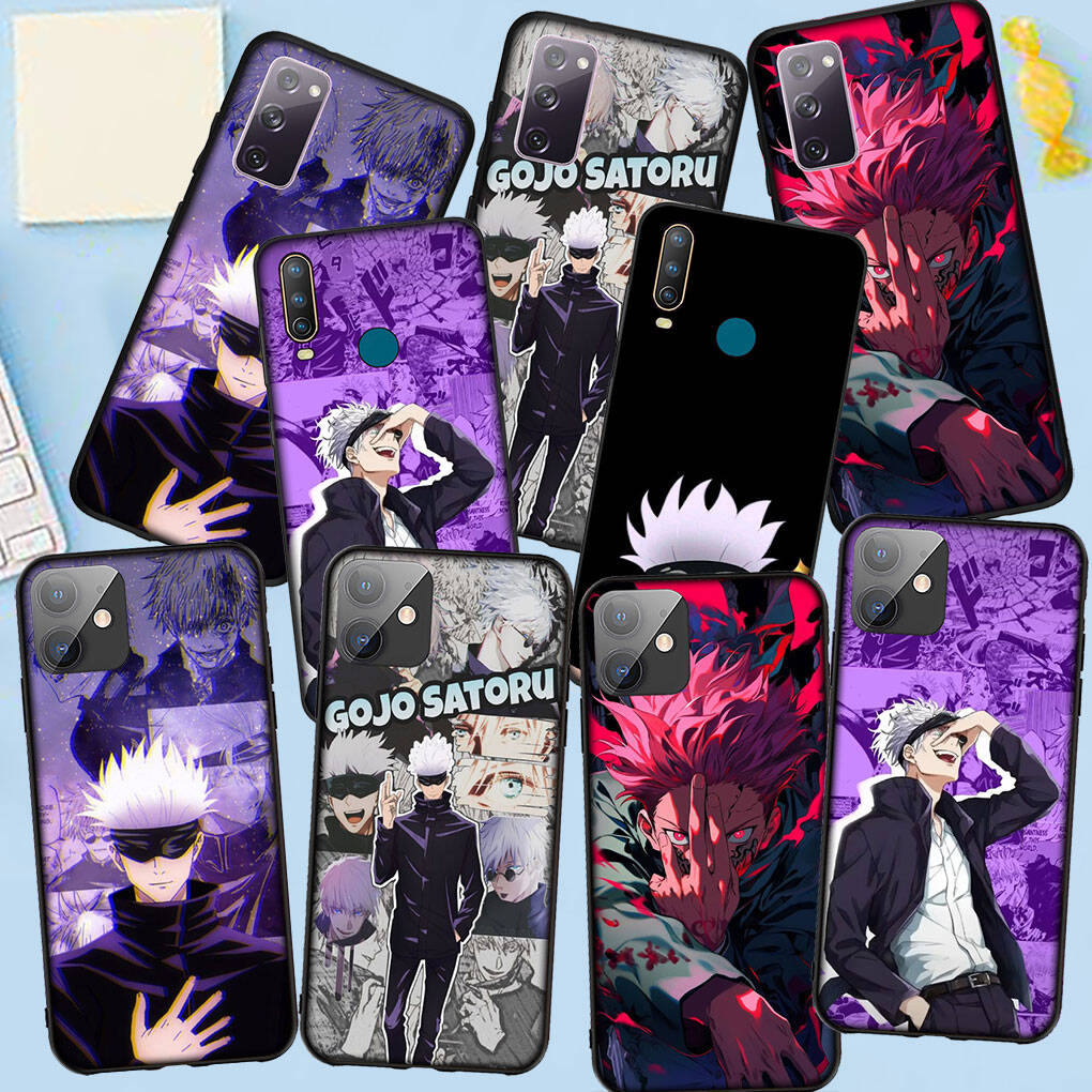 Phone Case for Samsung Galaxy S25 S23 S22 S24 Ultra FE A05 A06 A15 A16 A36 A37 A35 A54 A55 A56 A57 A25 A26 A53 Poster Gojo Satoru Jujutsu Kaisen Cover