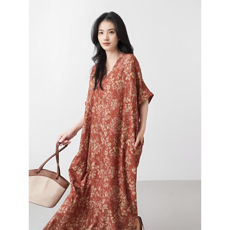 Aiyilian Women s Summer Patchwork Floral Loose Dress