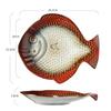 Fish Shape Ceramic Dinner Plate Sushi Plates Fruit Tray Salad Bowl Soup Plate Steak Plates Sashimi Disc Dessert Bowl Snack Dish