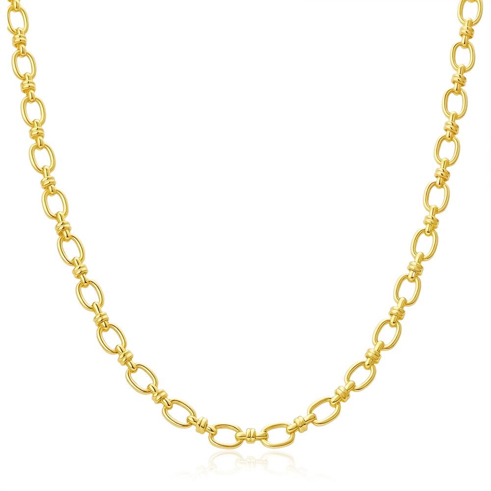 18K Gold Stainless Steel Versatile DIY Layering Necklace Chain