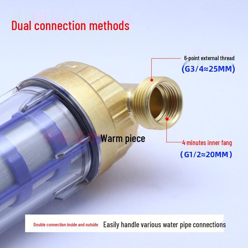 Household Central Water Purifier with Pre-Filter and Scraper for Tap and Well Water