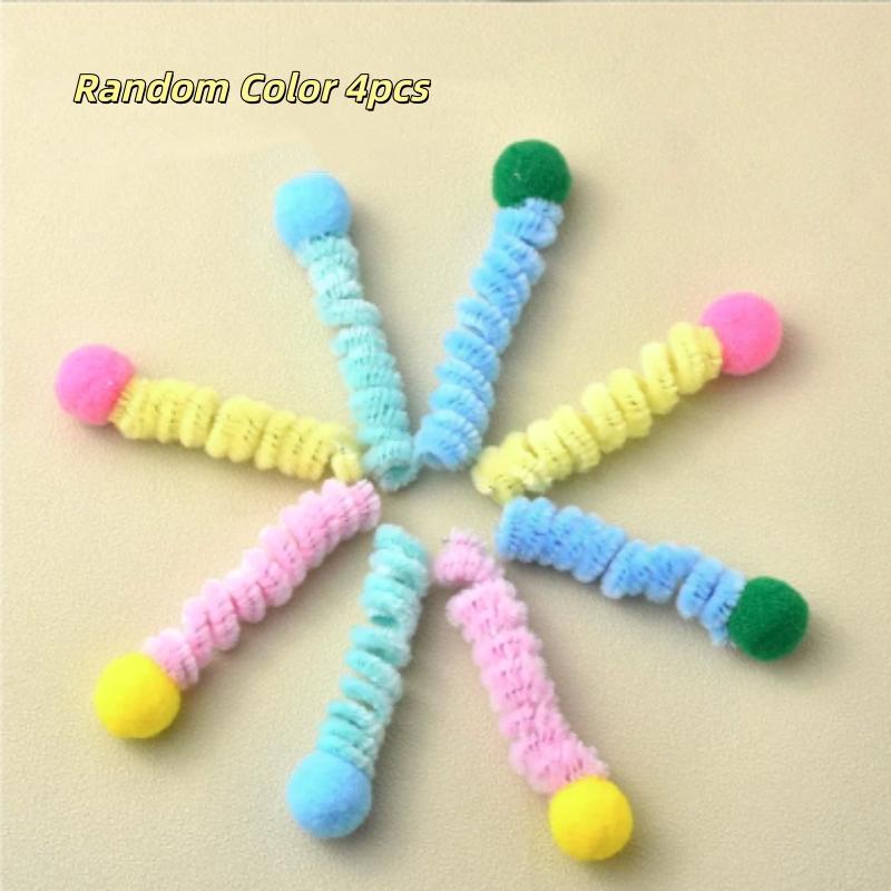 

4PCS Colorful Interactive Cat Spring Toys Random Solo Play Engaging Pet Boredom Relief Feline Entertainment
