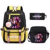 KPop Demon Hunters Korean version of student school bag children's backpack pencil bag set