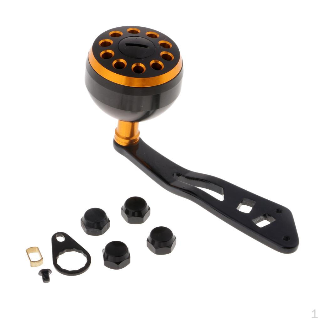 

Ручка рыболовной катушки с ЧПУ с ручкой для / барабана DIY - золото