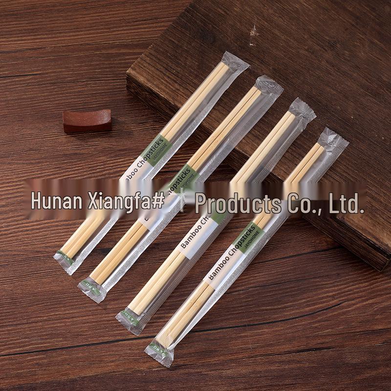 

Одноразовые бамбуковые палочки для еды с матовой минималистичной упаковкой 100 pairs