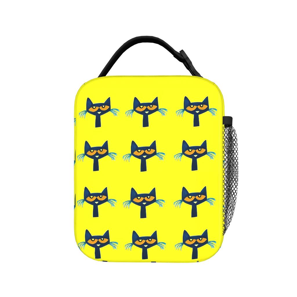 Pete the Cat  Insulated Lunch Bags High Capacity Groovy  Lunch Container Thermal Bag Tote Lunch Box College  Outdoor Food Bag