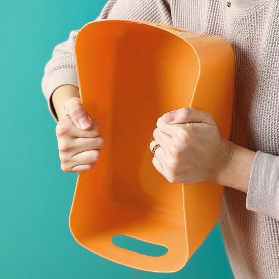 2 Stück Desktop-Aufbewahrungsboxen Stifteaufbewahrung mit Griffen Kosmetik-Snack-Aufbewahrungsbox Organizer für Küche Badezimmer Toilettenartikel