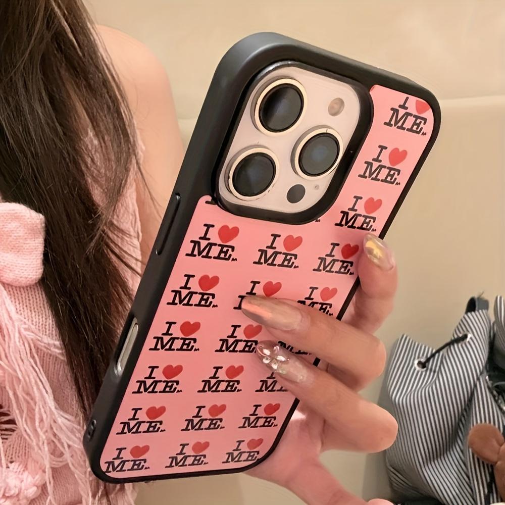 Daisy Y2K Heart-shaped Printed Phone Case Suitable for iPhone 17 16 15 14 13 12 11 Pro/Max/Plus Anti Drop and Shockproof