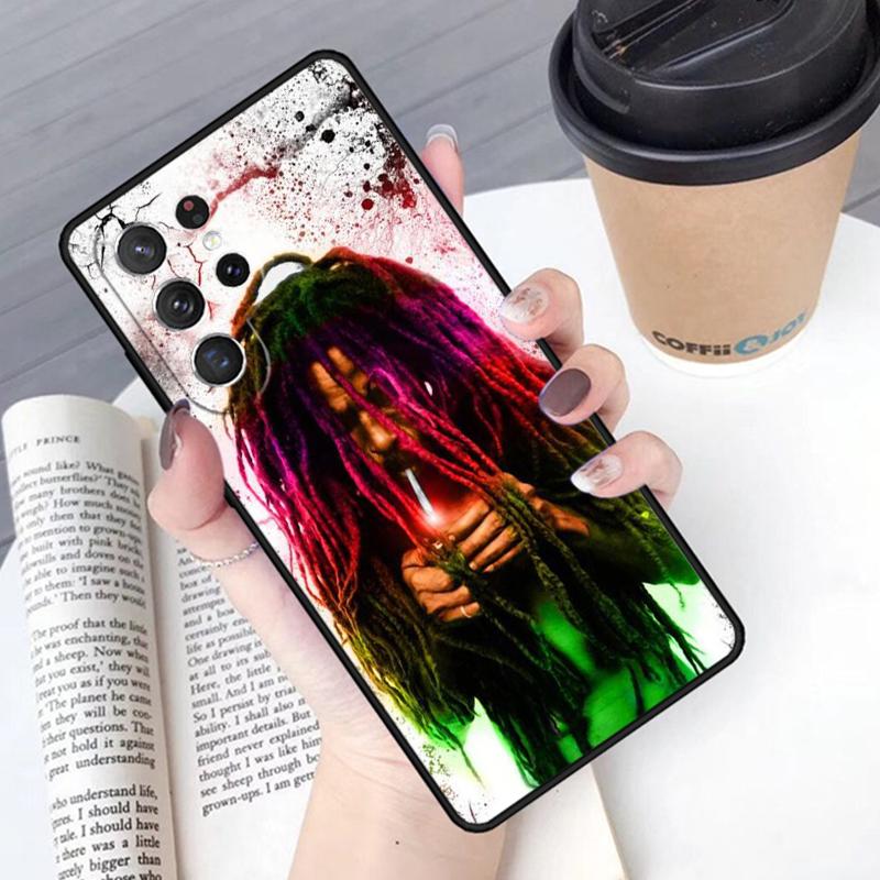 Bob Marley Rasta Lion phone case Cover For Samsung Galaxy S24 S25 Ultra S21 S22 Ultra S10E Note 10 Plus Note 20 FE S23