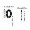 6Pcs 1 to 9 Number Candle For Racers Black and White Checkered Candle Anniversary Truck Candle Cake Topper Festival Candles Cake