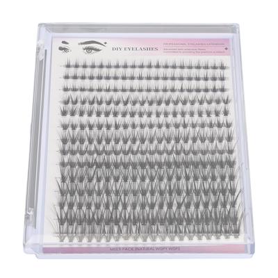 Individual Lash Extensions 280pcs Clusters 8 To 16mm D Curl Fluffy Volume Eyelash Clusters  Lash