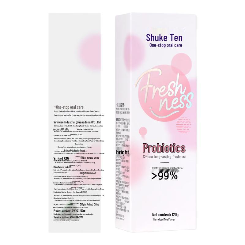 Suke Probiotic Berry Iced Tea Toothpaste