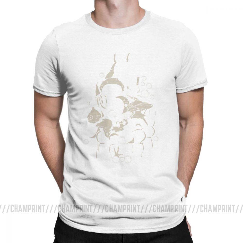 My Neighbor Totoro Men S T Shirt Novelty Tee Shirt Short Sleeve Round Neck T Shirts