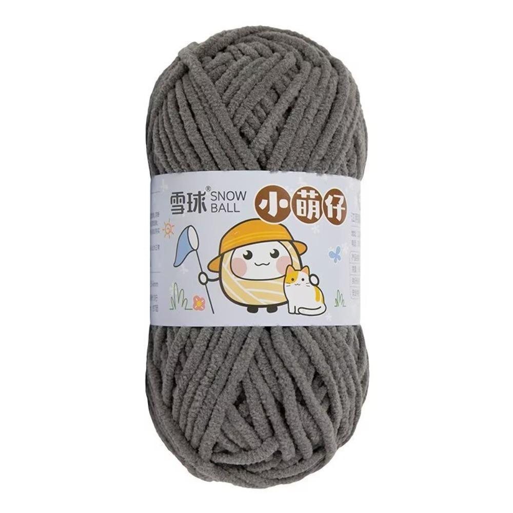 Soft Velvet Chenille Yarn Handmade Plush Yarn Chunky Yarn DIY Scarf Hat Crochet Chunky Doll Craft