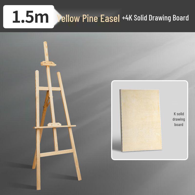 Adjustable Solid Wood Easel: Children's Art, Wedding Display, Sketch & Oil Painting Stand
