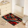 Art A Tattoo Floor Mat Eco  Flannel Doormat Non Slip Odorless Indoor Floor Rug Soft Short Plush Home Mat