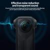 JOYSOG X5 Microphone Wind Muff Foam Soundproof Noise Reduction Cover for Insta360 X5 Action Camera