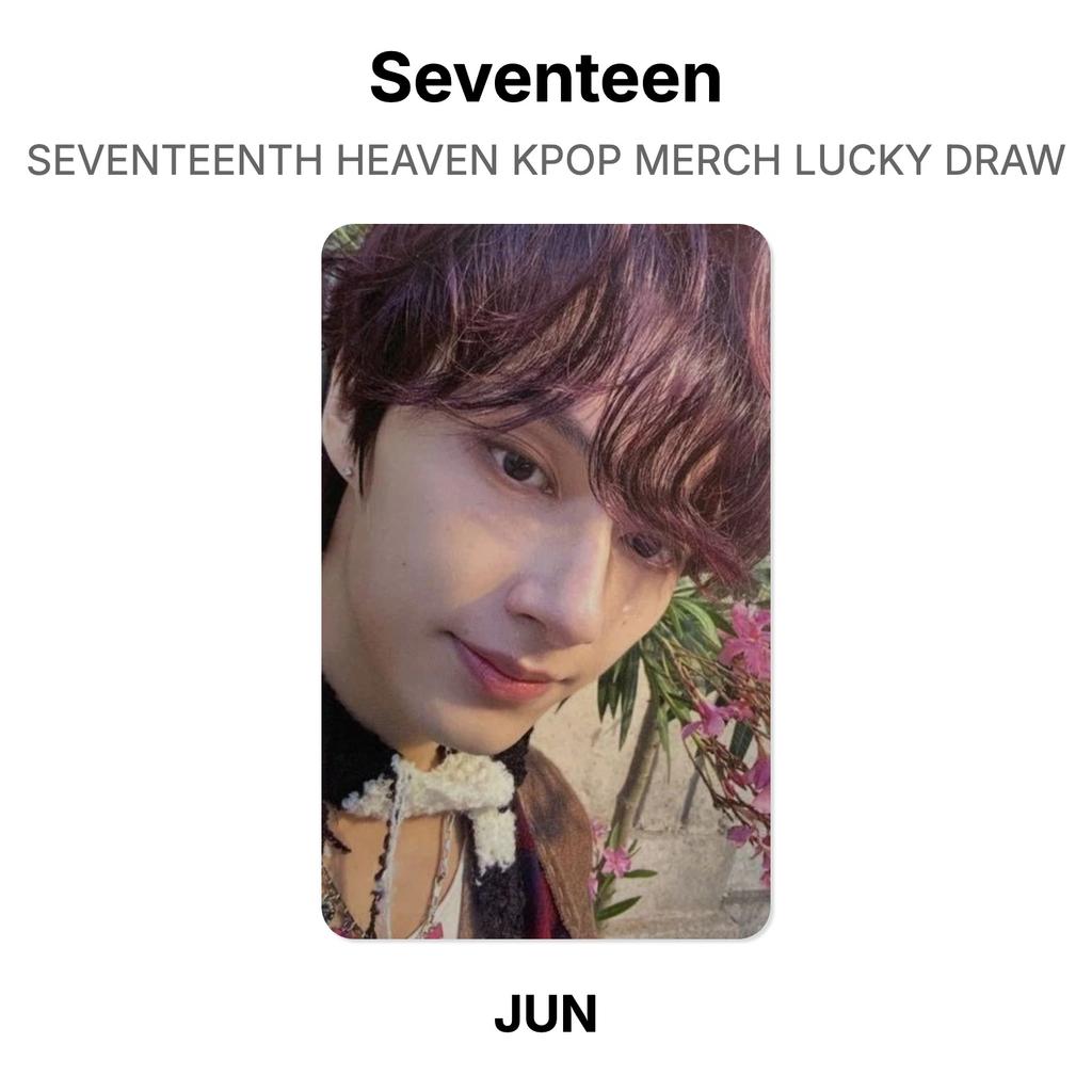 Seventeen SEVENTEENTH HEAVEN KPOP MERCH LUCKY DRAW Official Photocard