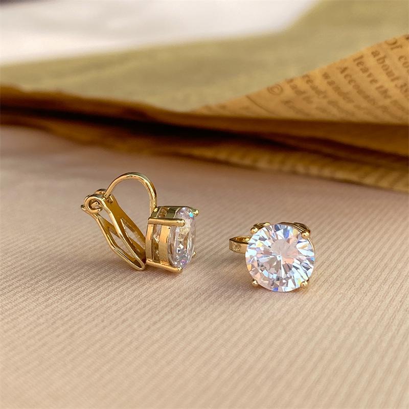 Korean Earless Zircon Earrings: Luxury, Painless, Fashionable Clips