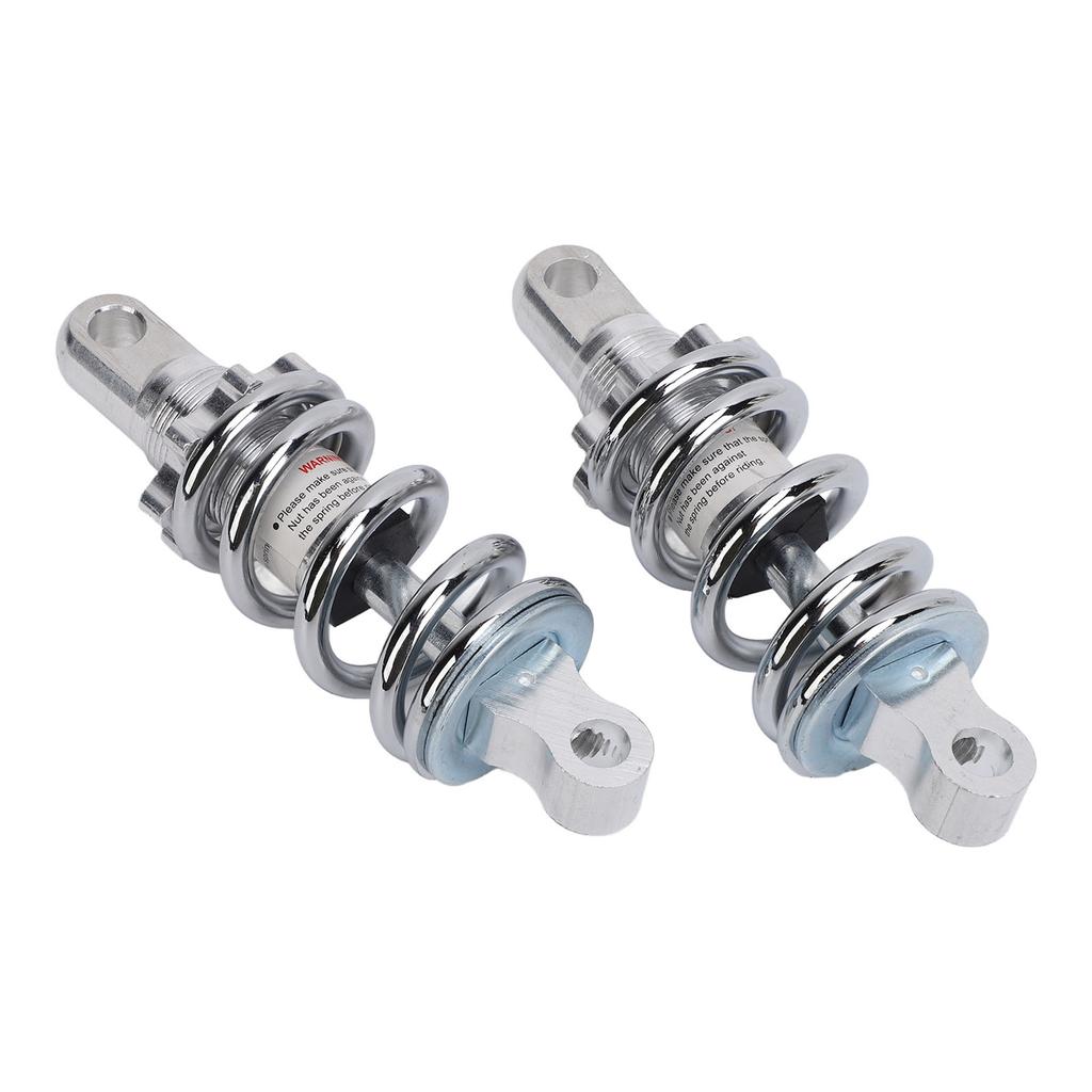 2 STÜCKE 125mm Hinterer Stoßdämpfer Einstellbare Dämpfung Hohe Härte Federungsdämpfer für Elektrofahrrad