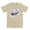 Camiseta Rage Comic Trollfac Anime Engraçado Hip Hop Manga Curta Tops Incríveis Verão Puro Gola Redonda 6XL Roupas
