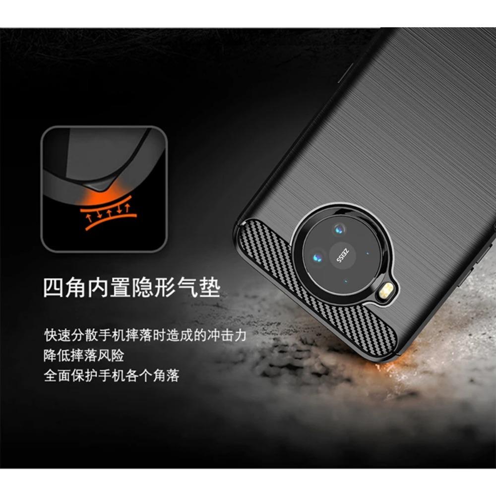 For Nokia 8.3 5G Case Rubber Bumper Anti-knock Silicone Carbon Fiber Cover For Nokia 8.3 5G Phone Case For Nokia 8.3 Case 6.81"