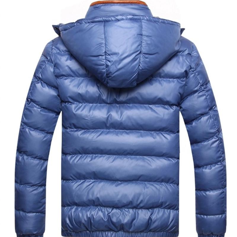 Herren Winter Warmer Langer Mantel Kapuze Dick Warm Winddicht Herren Oberbekleidung Parka Baumwollgepolsterte Jacke