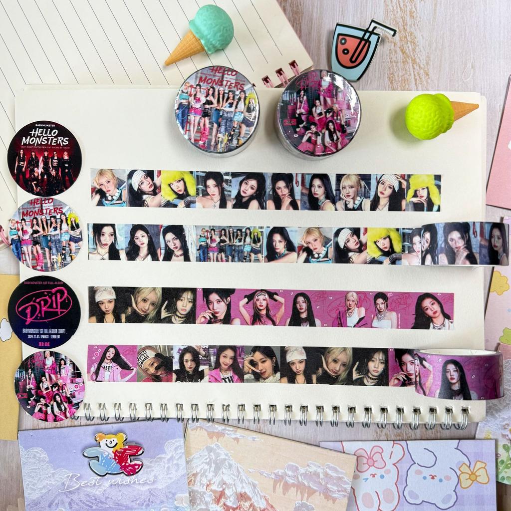 Skzoo Kpop Straykids Washi Tape Mini Album Do It Stickers Set Idol Peripheral Scrapbooking Journal Decorative Stickers