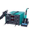 YIHUA 852D+ 2-in-1 Digital Soldering Station with Constant Temperature Control and Hot Air Gun.