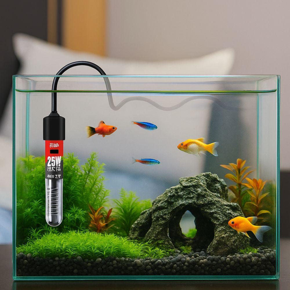 Constant Temperature Fish Tank Heater 26°C Fish Tank Heating Rod Mini Aquarium Heater Turtle Tank