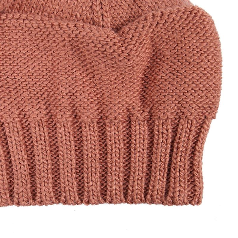 Creative Braid Beanie Hat Knit Hat with Ear Flaps Wool Hat Lei Feng Hat Wild Girl for Outdoor Cold Weather Skiing Ri