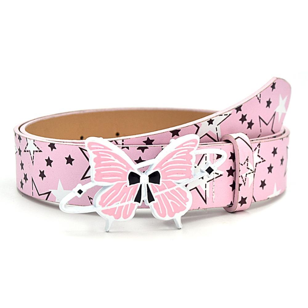 Alloy Fashion Belt Star Pattern Waist Strap Trendy Dress Belt Party Occasion