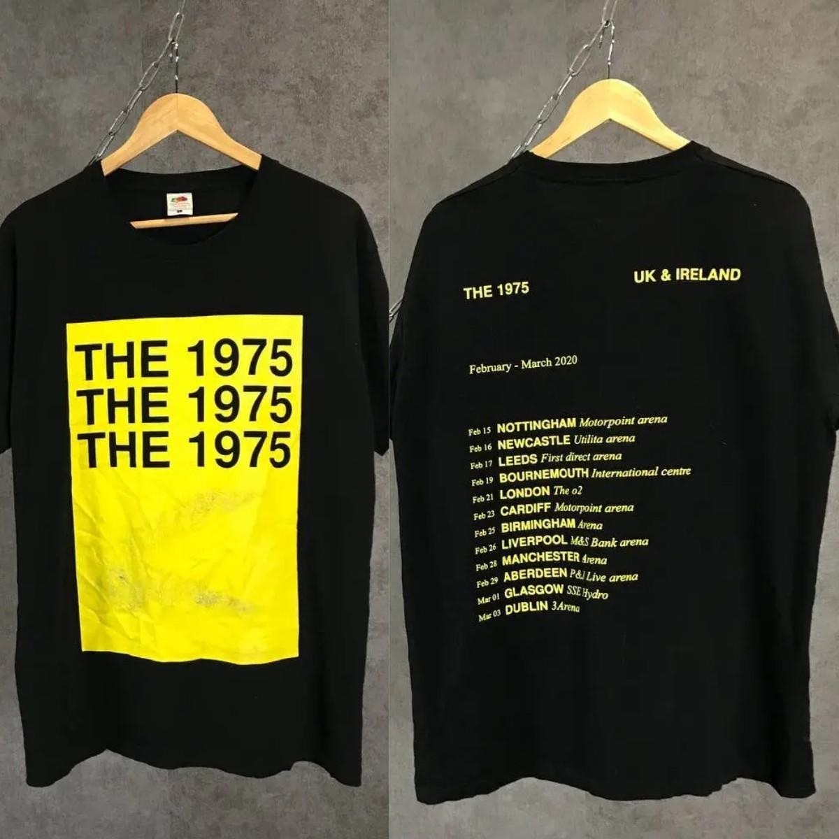 The 1975 Rock Band UK 2020 Tour T-shirt M