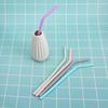 With Cleaning Brush Tea For Birthday Wedding Drinking Straws Tableware Bar Tool Party Supplies