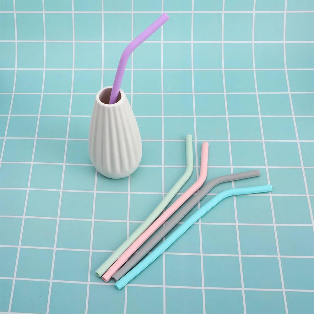 With Cleaning Brush Tea For Birthday Wedding Drinking Straws Tableware Bar Tool Party Supplies