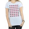 Disney Womens/Ladies Mickey And Minnie Christmas Hearts Cotton T-Shirt